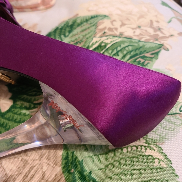 Vintage! Princess Sparkly Hearts Clear BJ Heels ! - Picture 10 of 14